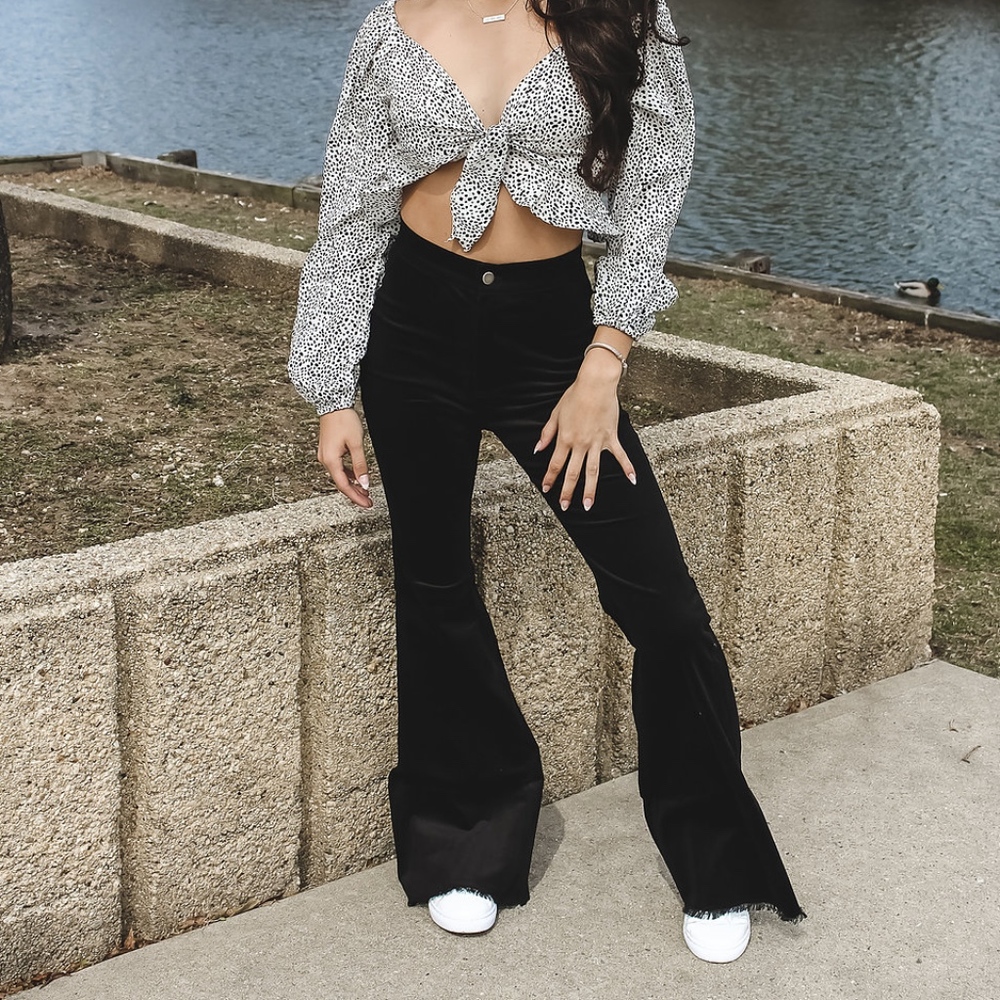 Corduroy Flare Pants